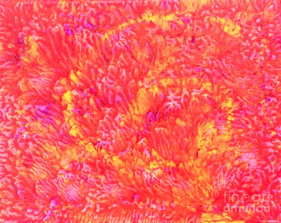 Coral Reef 6 Painting by Buffy Heslin