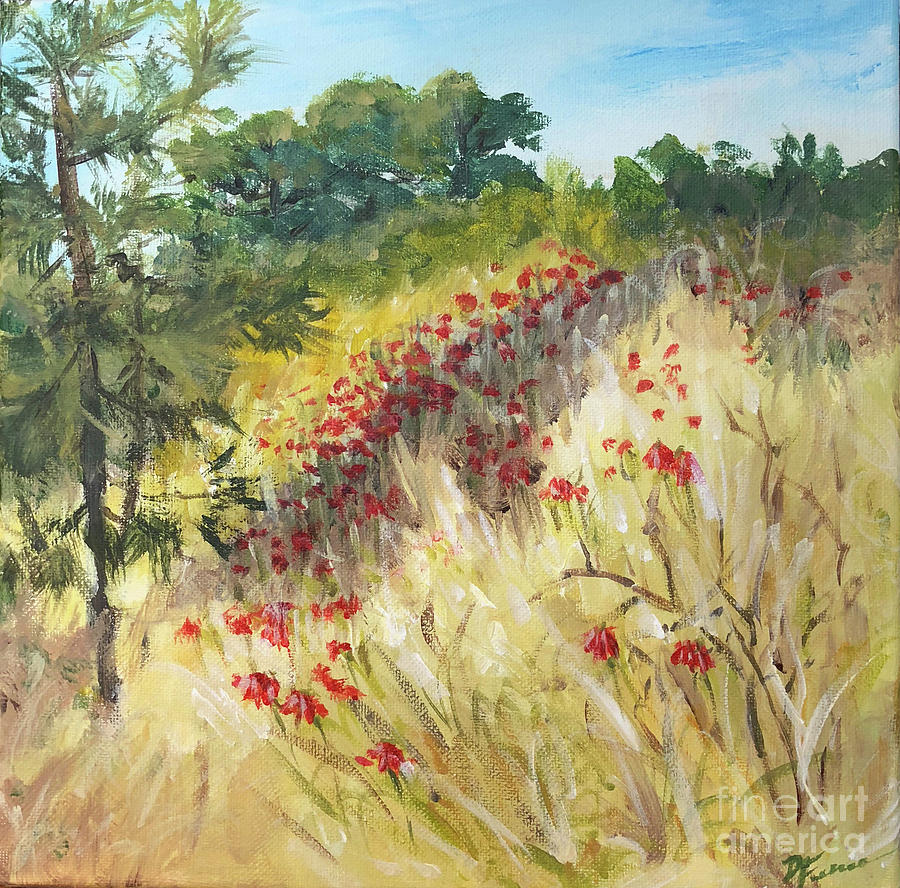 Coralbeans Painting by Deborah Ferree