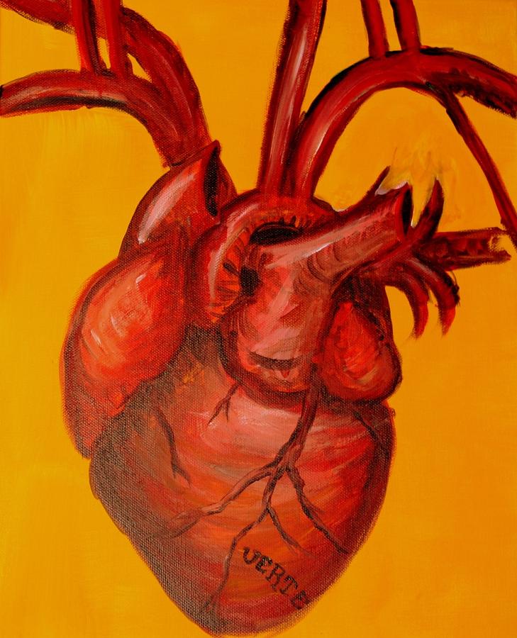 Corazon Fuerte Painting by Estella Mendez - Fine Art America