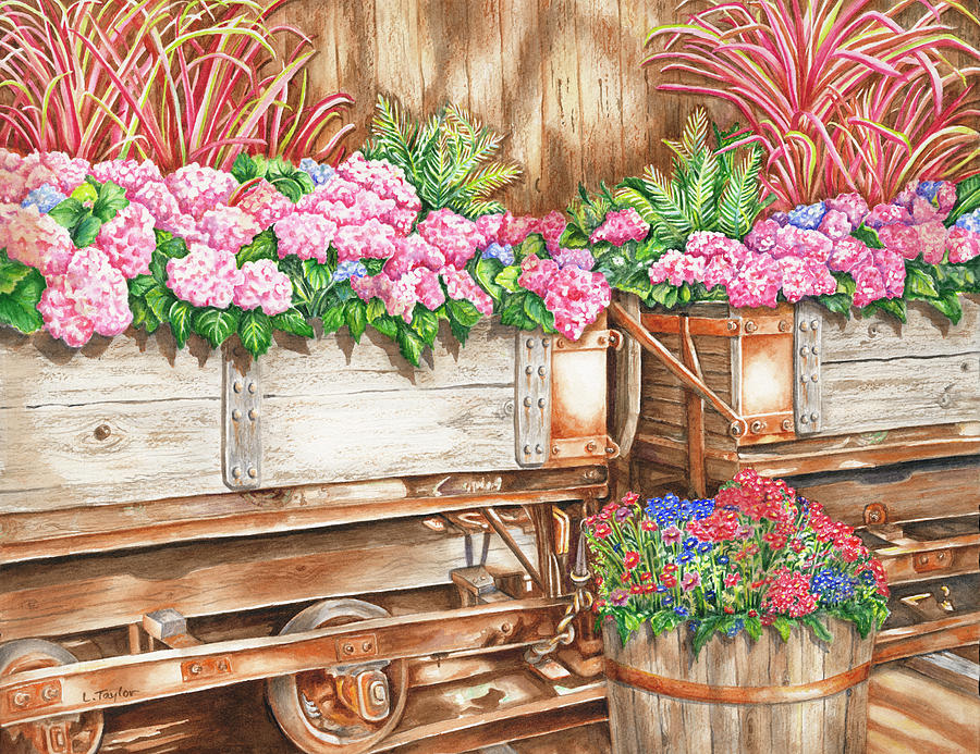 Cordelias Train Painting by Lori Taylor
