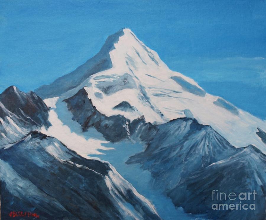 Cordillera de Los Andes Painting by Jean Pierre Bergoeing