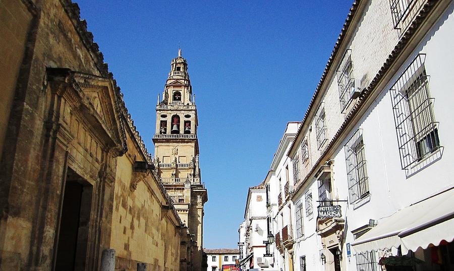Cordoba Bell Tower Architecture III Spain Photograph by John Shiron