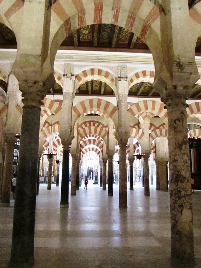 Cordoba Cathedral Ancient Columns Spain Photograph by John Shiron