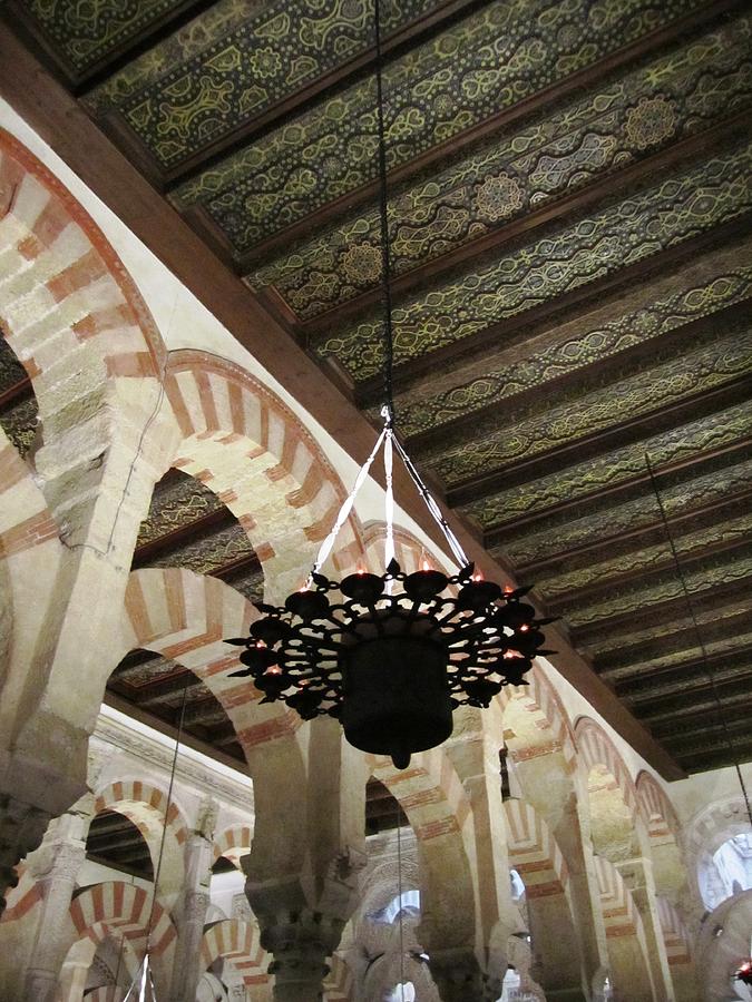 Cordoba Cathedral Mesquita Ancient Columns Spain Photograph by John Shiron