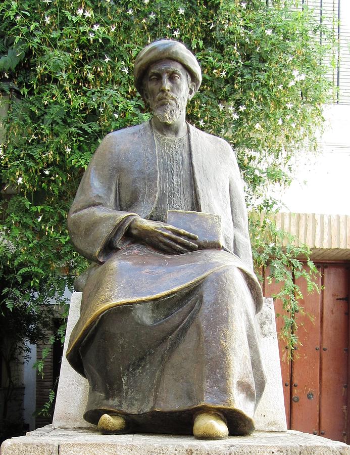Cordoba Maimonides Statue or Moses ben Maimon aka Rambam Jewish Quarter XVII Spain Photograph by John Shiron