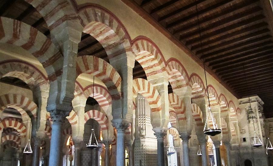 Cordoba Mosque Columns III Andalusia Spain Photograph by John Shiron