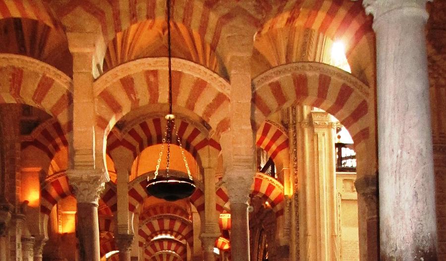 Cordoba Mosque Columns V Andalusia Spain Photograph by John Shiron