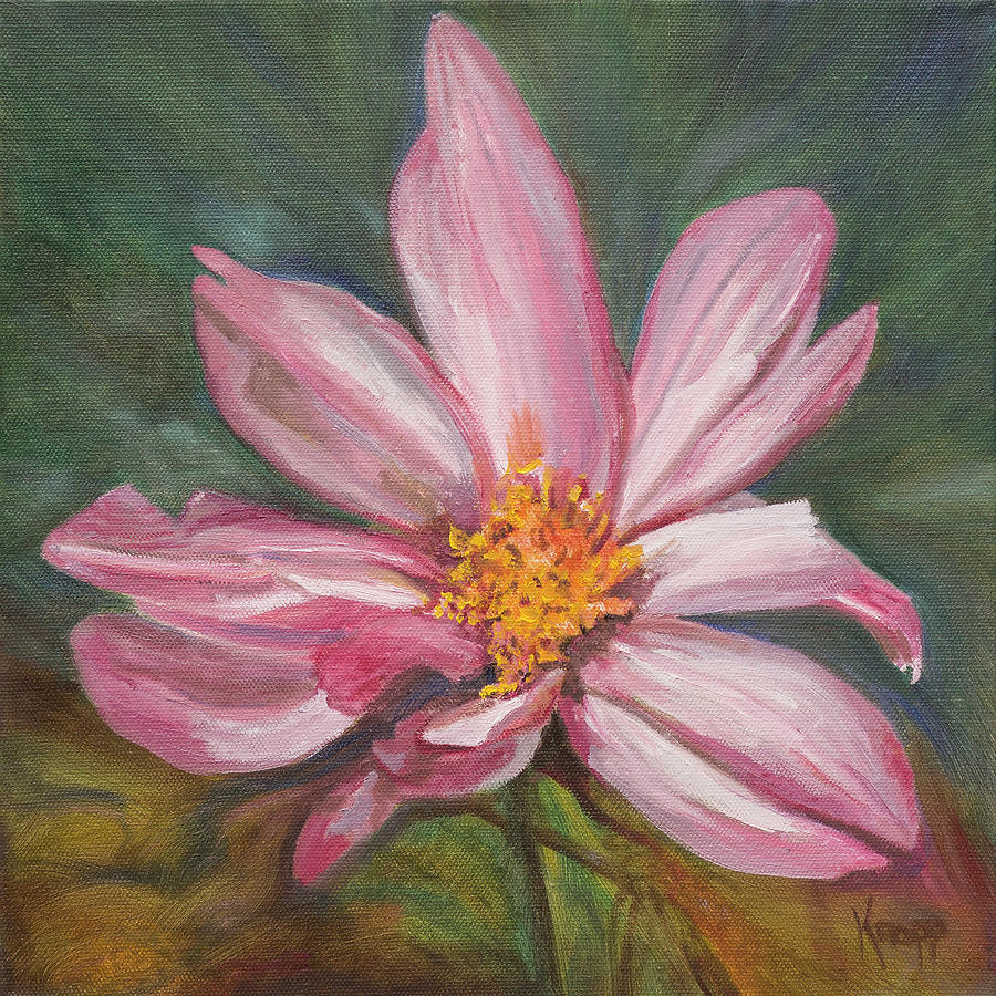 Coreopsis Flower Painting by Kathy Knopp