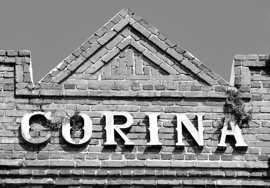 Corina cigar factory sign Photograph by David Lee Thompson
