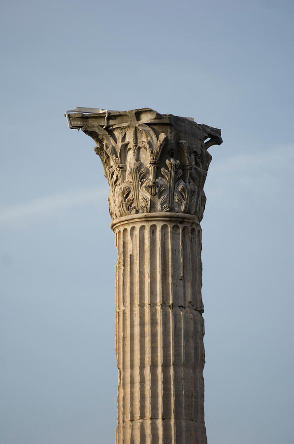 Corinthian Columns At The Roman Forum Photograph by Joel Sartore