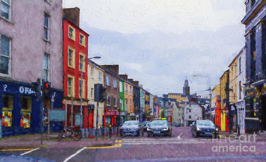 Cork Ireland  Digital Art by Les Palenik