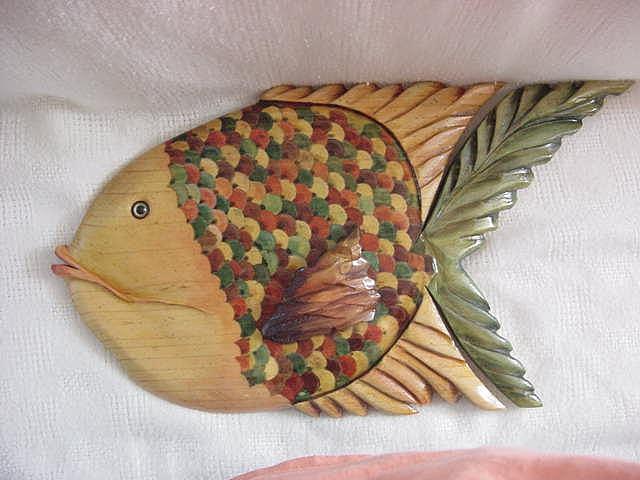 Fish Relief - Corkscrew-SOLD by Lisa Ruggiero Fish Relief - Corkscrew-SOLD by Lisa Ruggiero