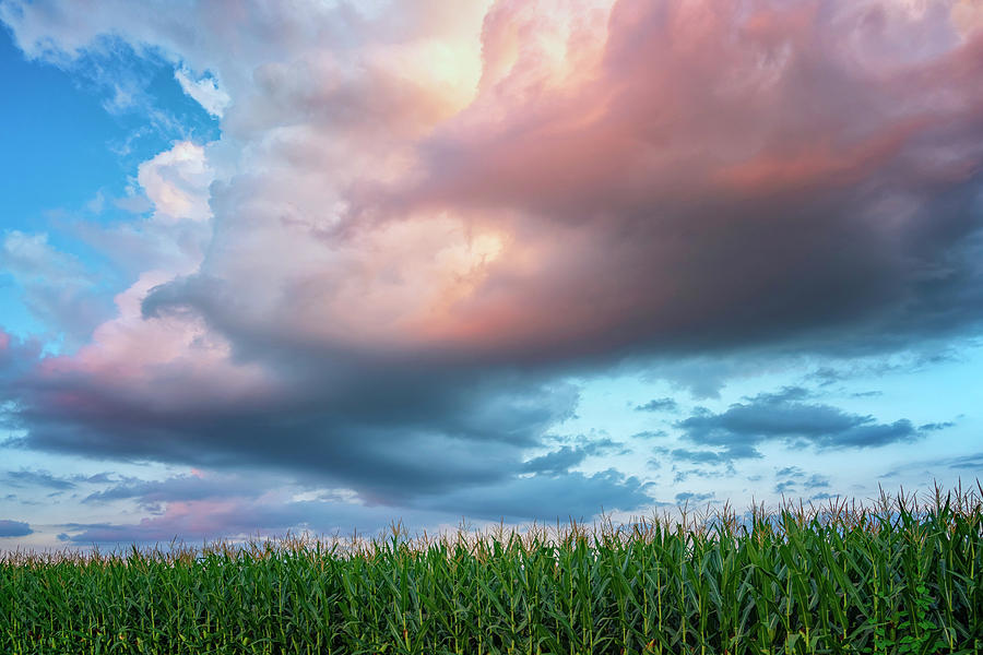 Corn Clouds and Stuset Weldon Spring MO GRK8361_07152018-HDR Photograph by Greg Kluempers