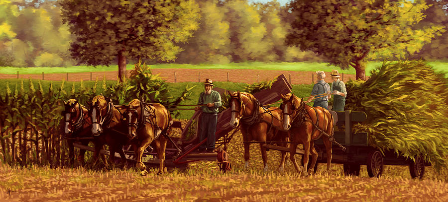 Corn Harvest by Hans Neuhart Corn Harvest by Hans Neuhart