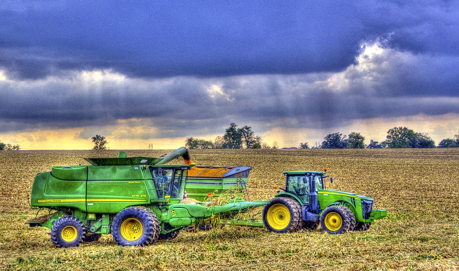 Corn Harvest No1 Photograph by Sam Davis Johnson