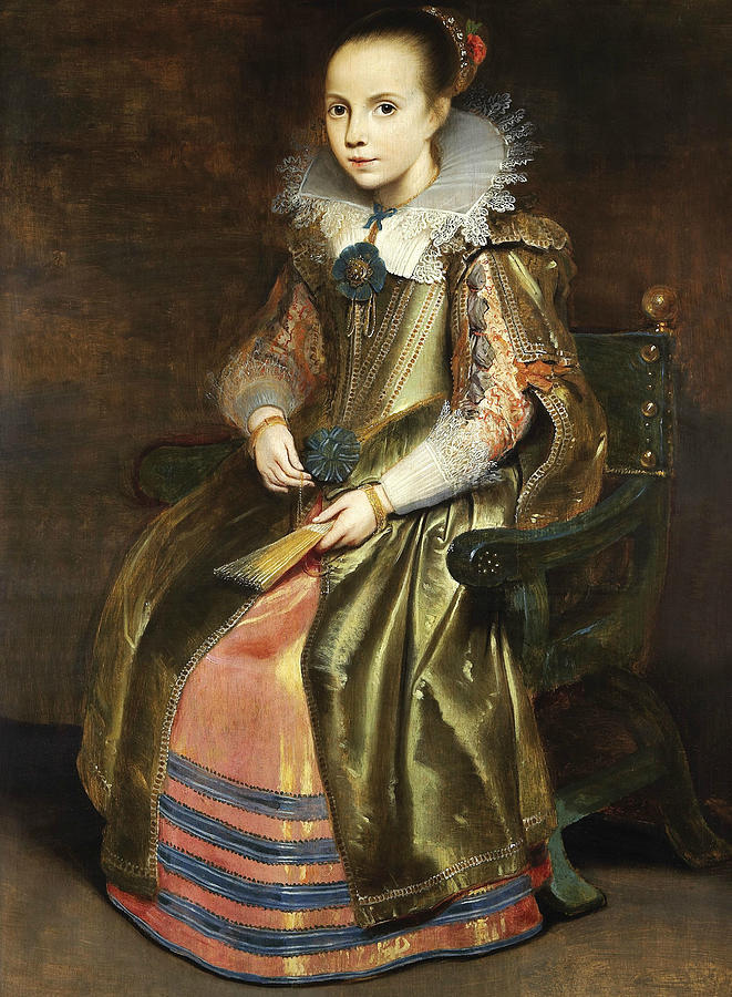 Cornelia or Elisabeth Vekemans Painting by Cornelis de Vos