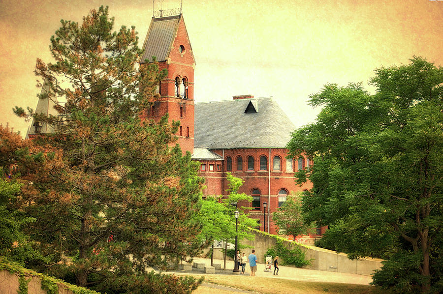 Cornell University Ithaca New York PA 04 Textured Photograph by Thomas Woolworth