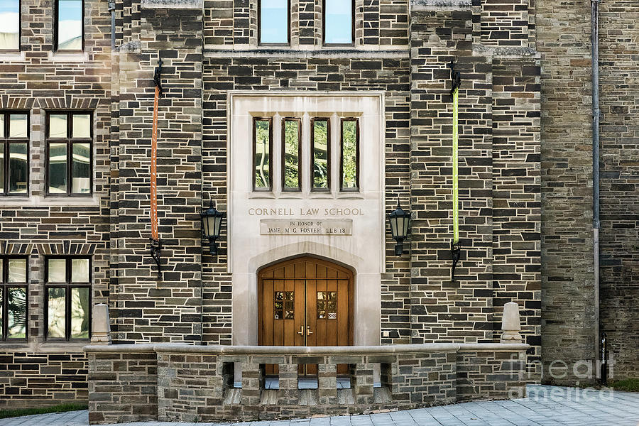 Cornell University Photograph - Cornell University School of Law by John Greim