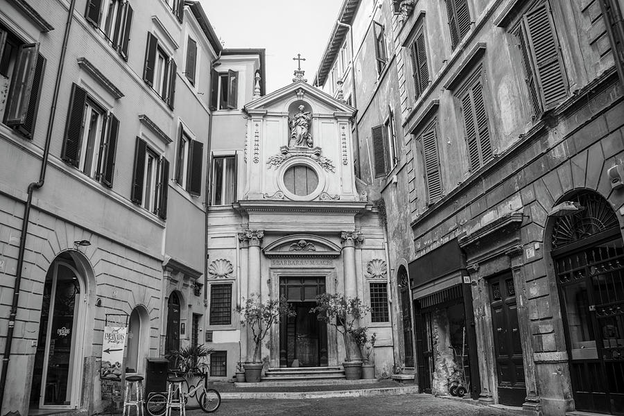 Corner Church in Rome  Photograph by John McGraw