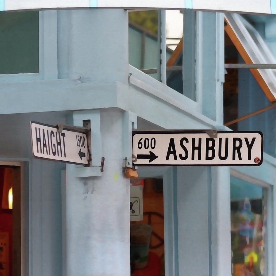 Corner of Haight and Ashbury Photograph by Art Block Collections