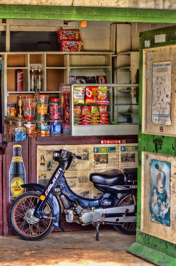 Snack Photograph - Corner Shop by Nadia Sanowar