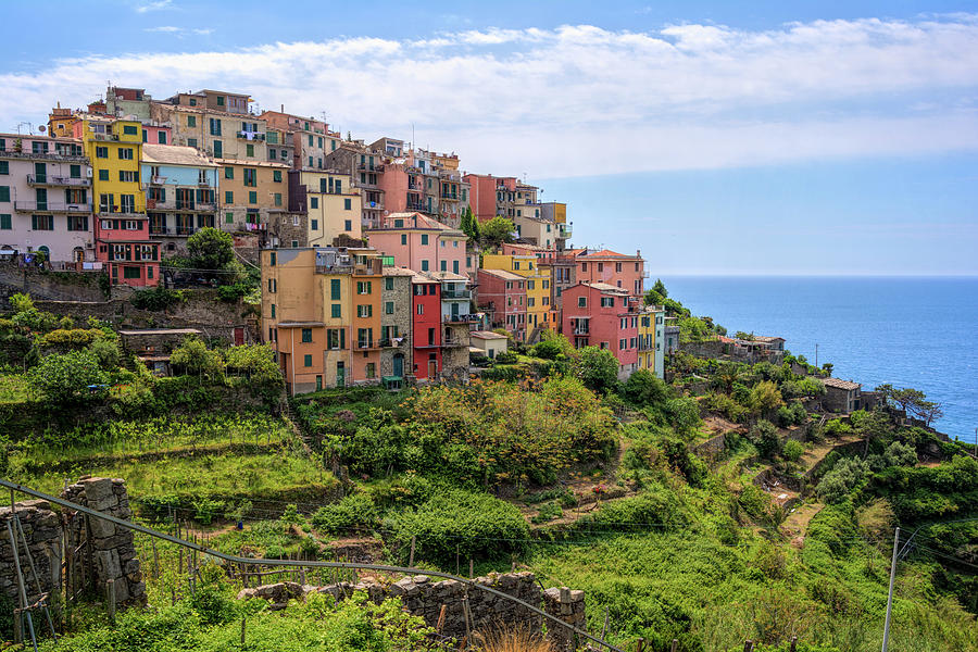 Architecture Photograph - Corniglia Cinque Terre Italy by Joan Carroll