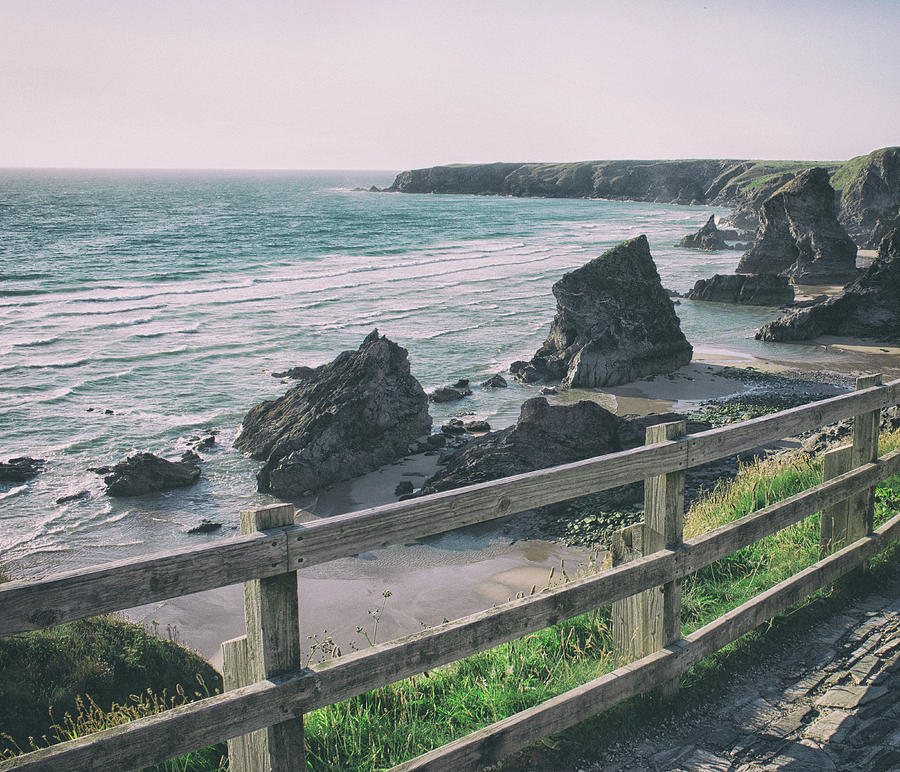 Summer Photograph - Cornish Coastline by Martin Newman