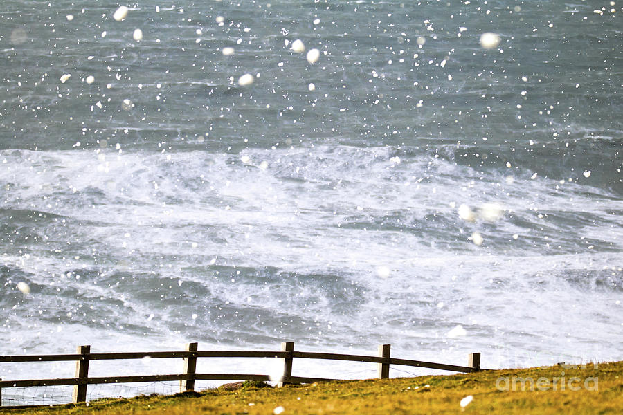 Cornish Snow Photograph by Terri Waters