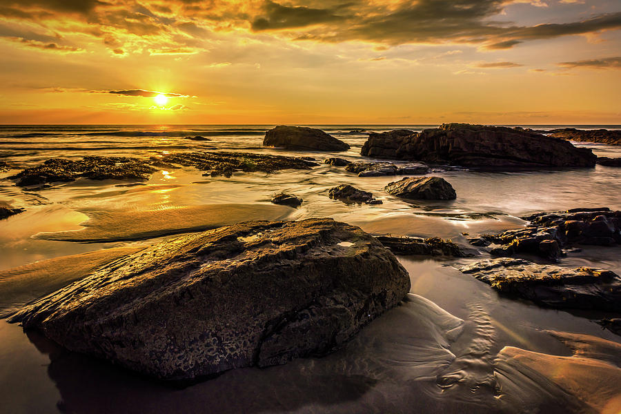 Cornish Sunset Photograph by Nick Bywater
