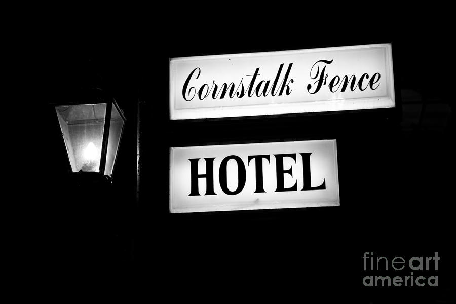 Cornstalk Fence Hotel Photograph by Leslie Leda