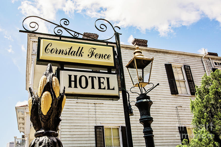 Cornstalk Fence Hotel Photograph by Scott Pellegrin