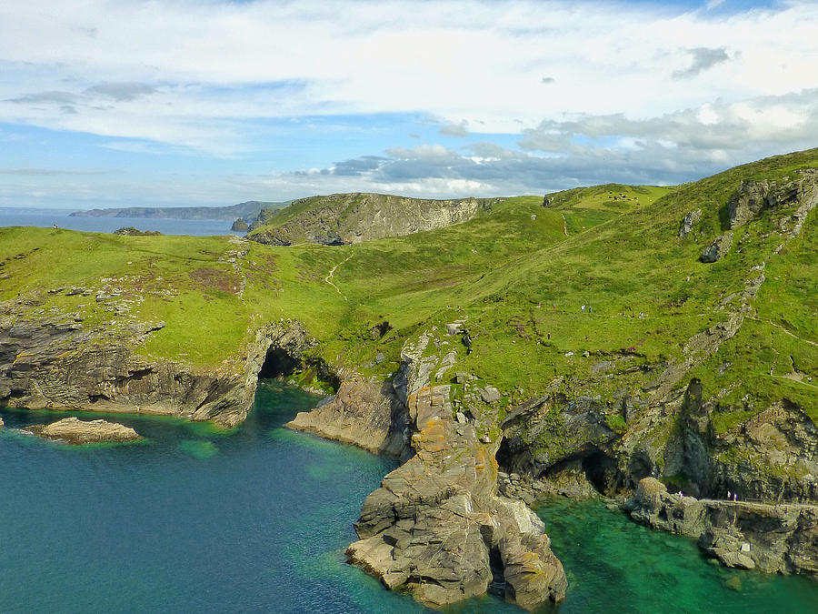 Cornwall Coast At Tintagel Photograph by Connie Handscomb