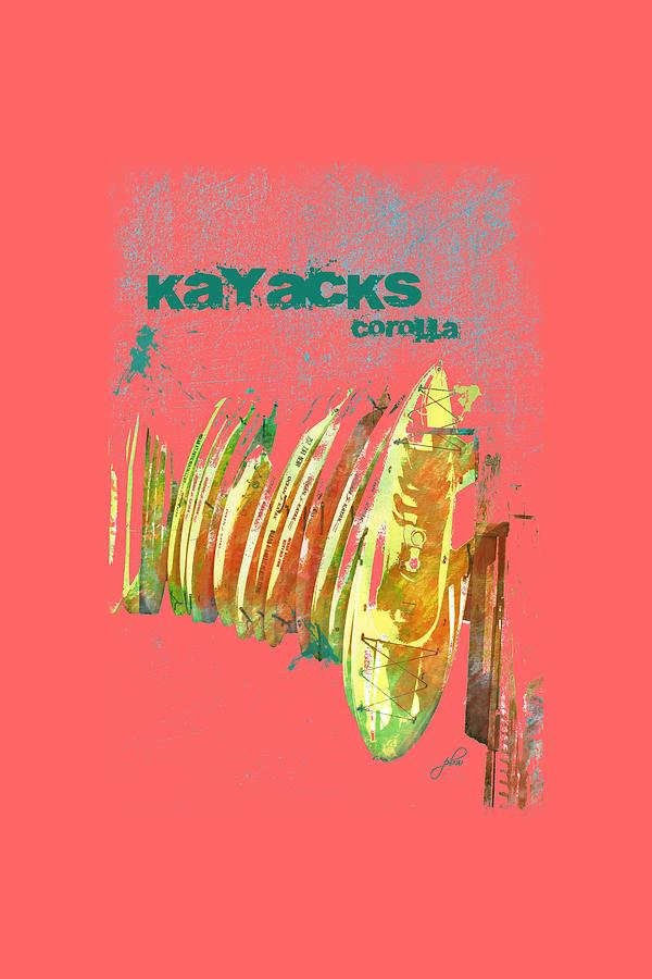 Corolla Kayacks Digital Art by Paulette B Wright