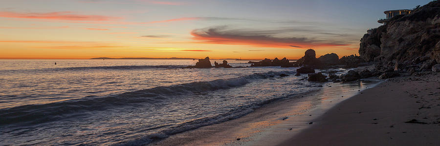 Corona del Mar Panoramic Photograph by Cliff Wassmann