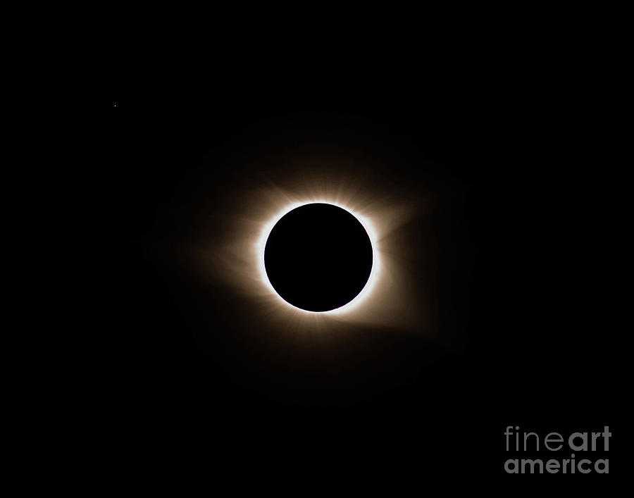 Solar Eclipse Digital Art - Corona Light by Charlotte Jennings
