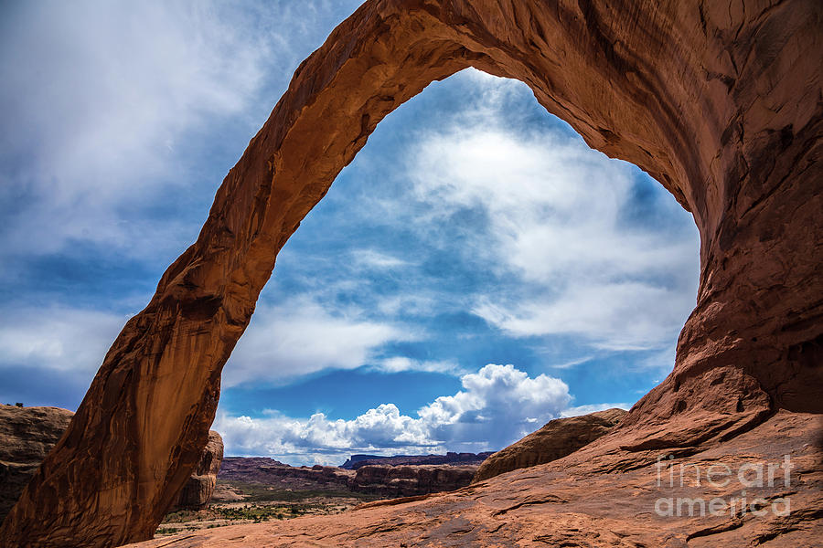 Corona Natural Sandstone Arch - Moab - Utah Photograph by Gary Whitton