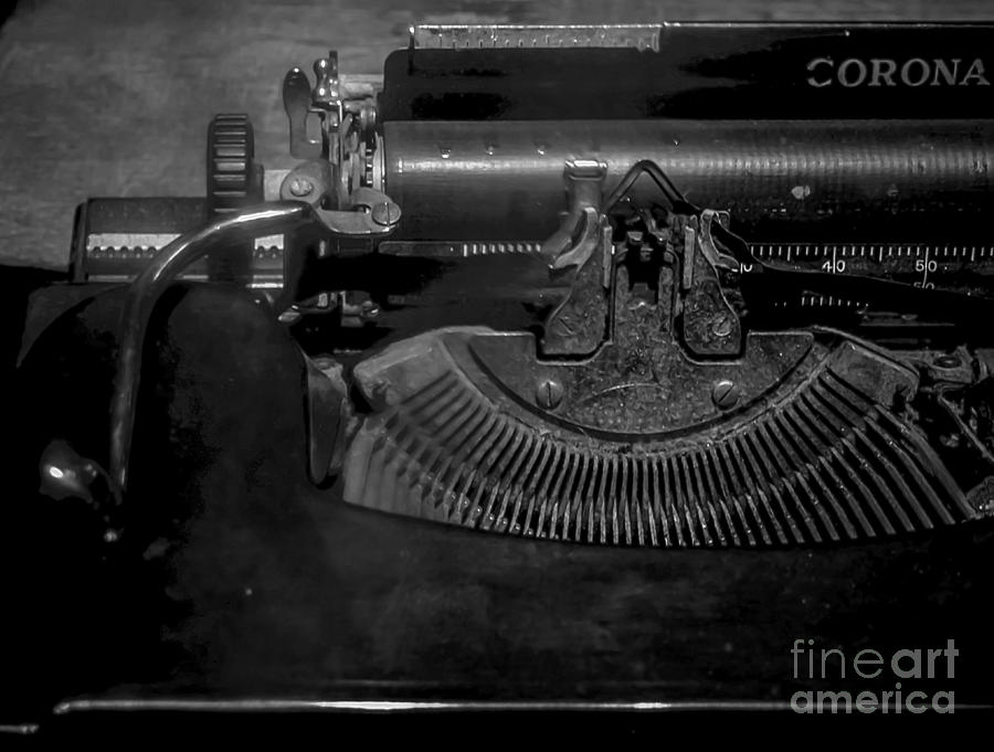 Corona Typewriter Photograph by James Aiken