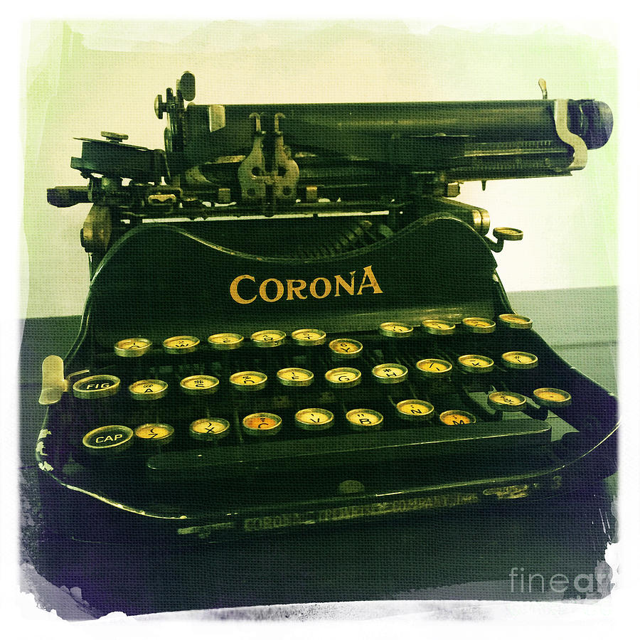 Corona Typewriter Photograph by Nina Prommer