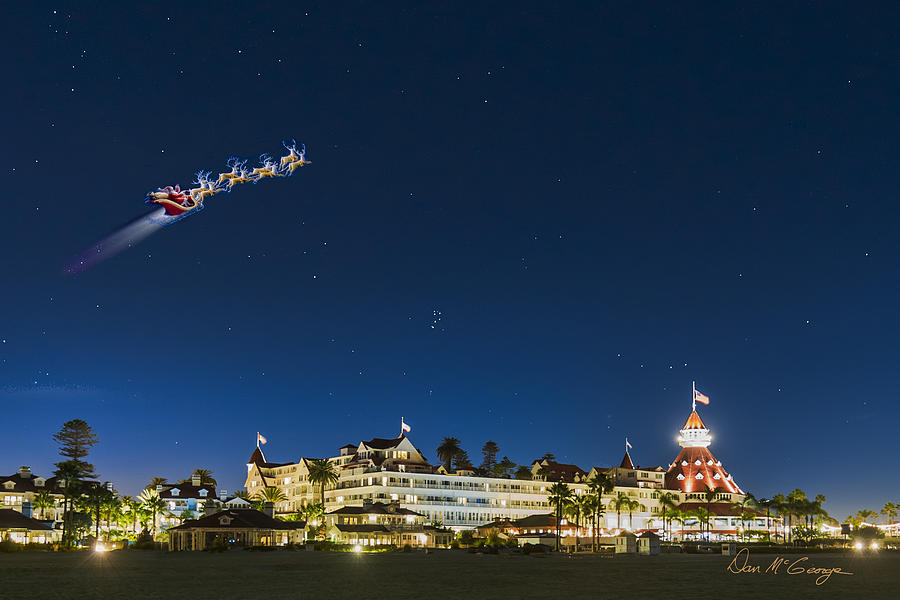 Coronado Christmas Photograph by Dan McGeorge