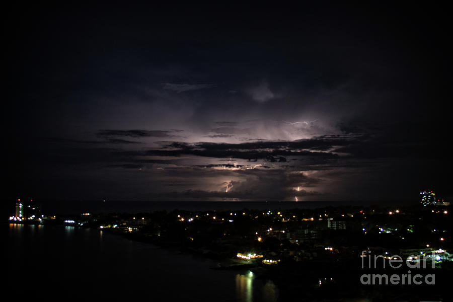 Bolt Photograph - Coronado Lights by Bob Hislop