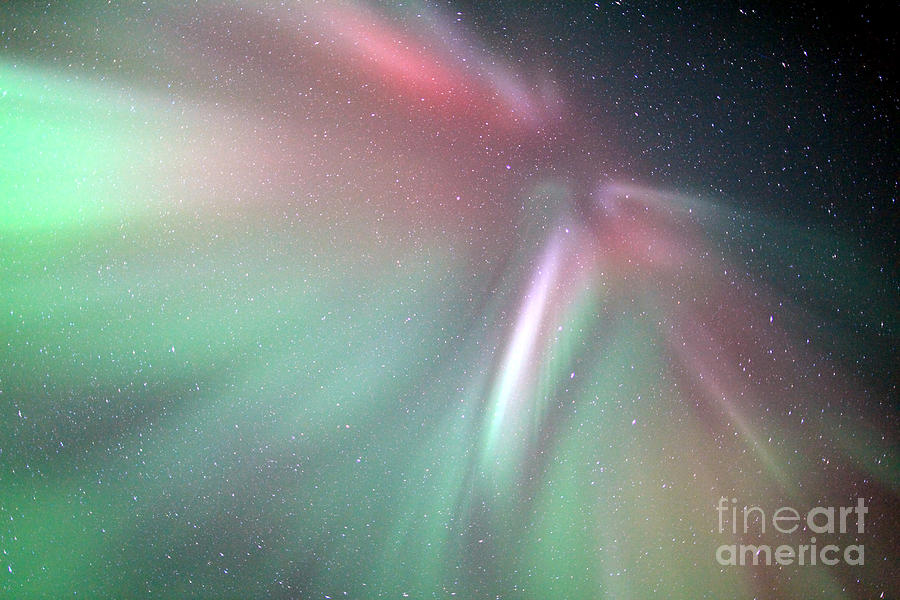 Coronal Aurora Borealis March 27 2014 Photograph by John Chumack