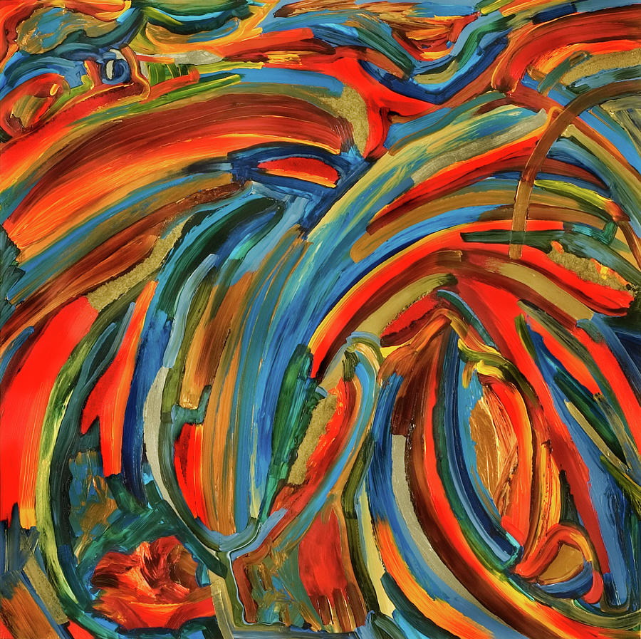 Coronal Mass Ejections #1 Painting by Gretchen Dreisbach - Fine Art America