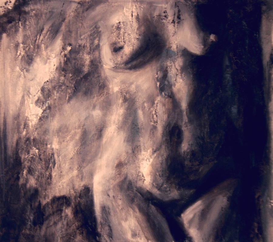 Nude Painting - Corpo 2 by Escha Van den bogerd