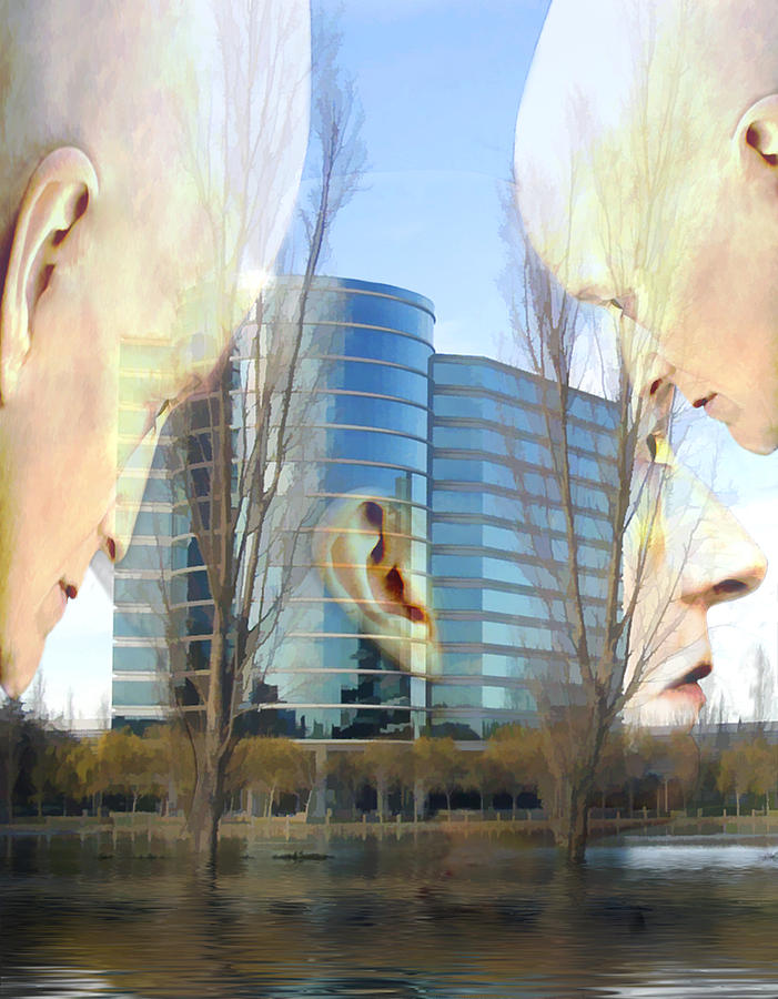 Head Photograph - Corporate Cloning by Kurt Van Wagner