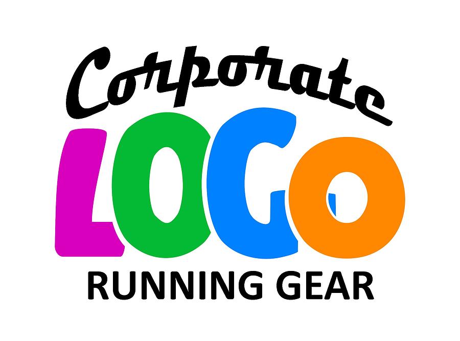 Running Digital Art - Corporate Logo Running Gear by Ray Charbonneau
