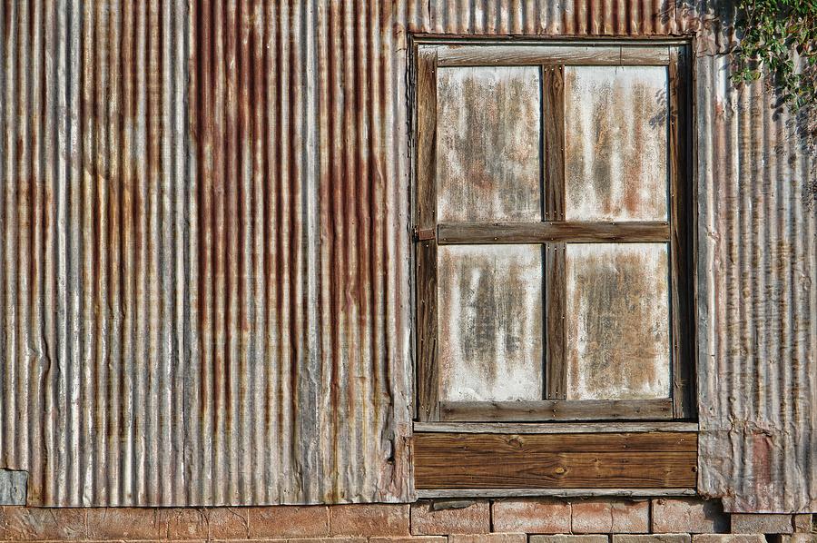 Corrugated Wall Photograph by Richard Rizzo