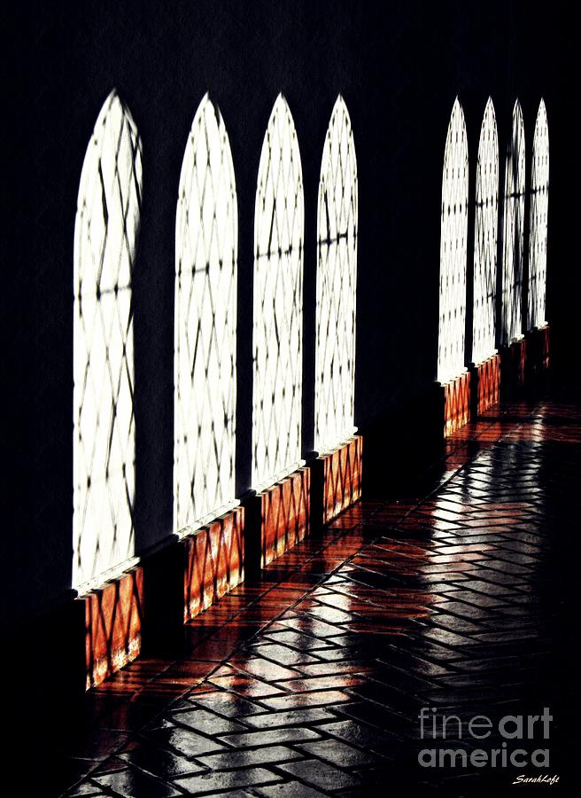 Architecture Photograph - Corridor at Union Theological Seminary by Sarah Loft