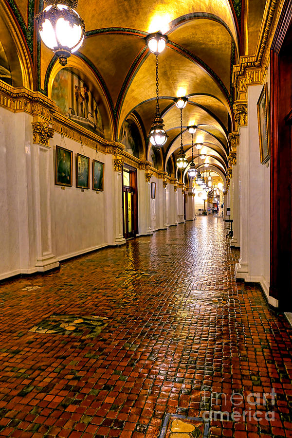 Corridor of Power in Harrisburg Photograph by Olivier Le Queinec