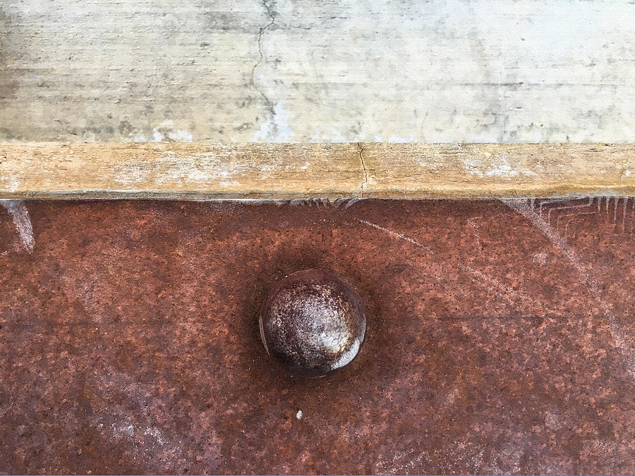 Corten and Concrete Photograph by Stan  Magnan