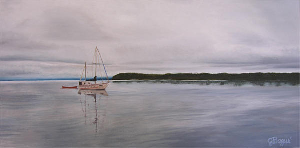 Cortes Island Painting - Cortes Island by Jackie Begue